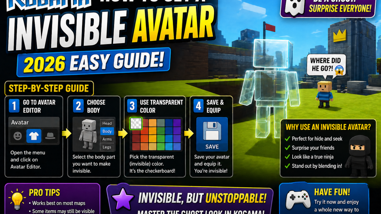 kogama invisible avatar